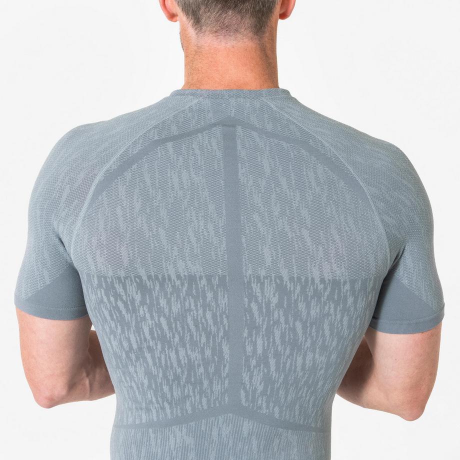 KIPSTA  Maglietta funzionale calcio maniche corte Keepdry 500 poliestere 