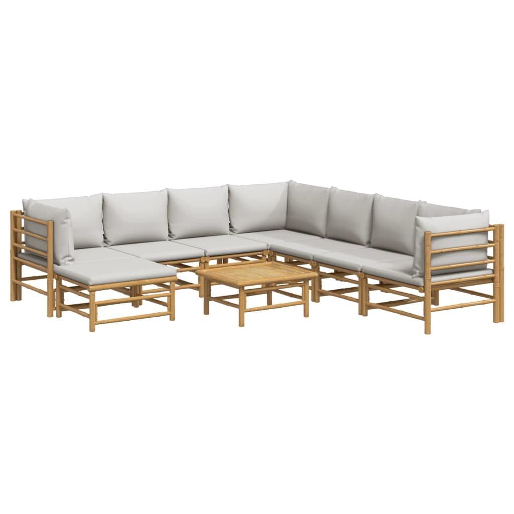 VidaXL Garten lounge set bambus  