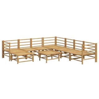 VidaXL Garten lounge set bambus  