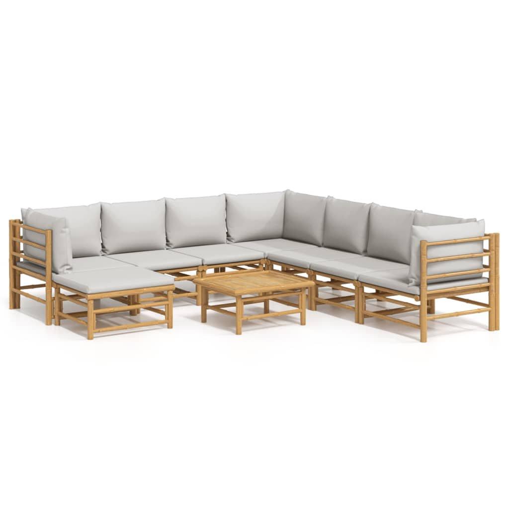 VidaXL Garten lounge set bambus  