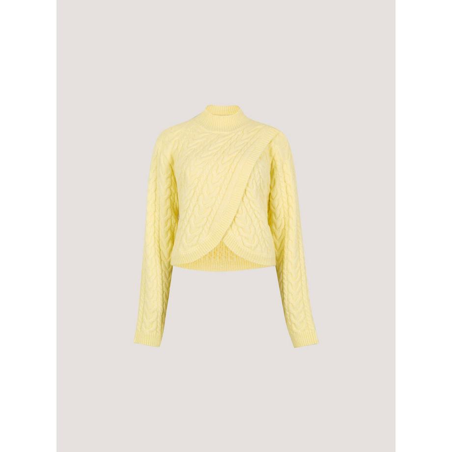 APRICOT Maglione a Treccia Incrociato  