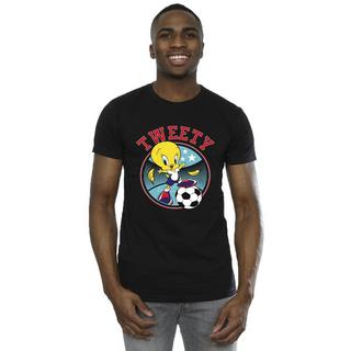 LOONEY TUNES Tweety Calcio T-Shirt Grafica  