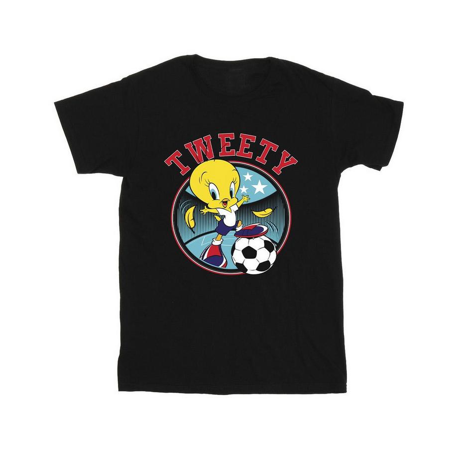 LOONEY TUNES Tweety Fussball Grafik T-Shirt  