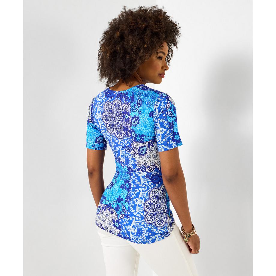 Joe Browns Top in jersey nodo frontale motivo a spirale  