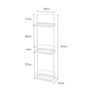 Yamazaki Badezimmerregal mit 3 Ebenen - H67 cm  