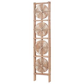 Beliani Divisorio per ambienti a 3 pannelli en Rattan Boho ALTAMURA  