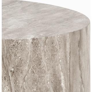 mutoni Table basse Roupy gris (lot de 2)  