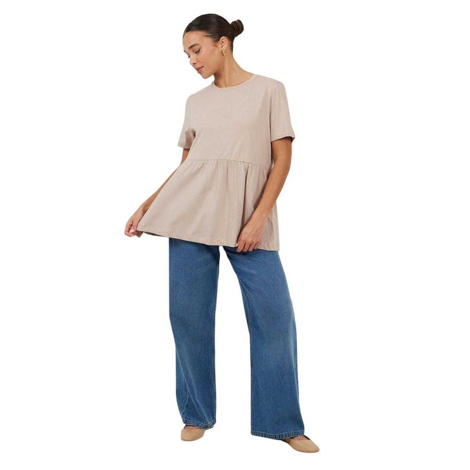 Brave Soul  Maglietta Vestito Pendente Pannello Smock 