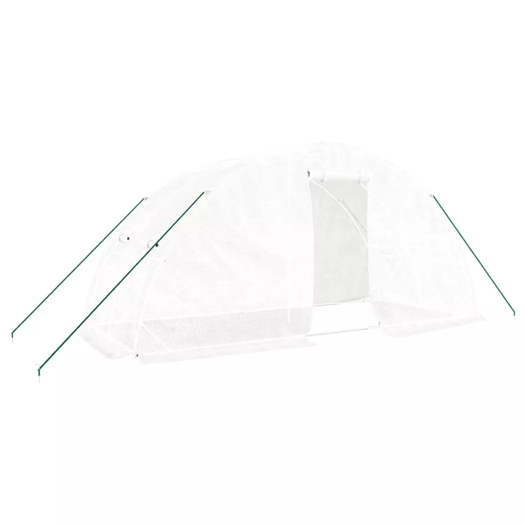 VidaXL - Gewächshaus polyethylen, One Size, Weiss