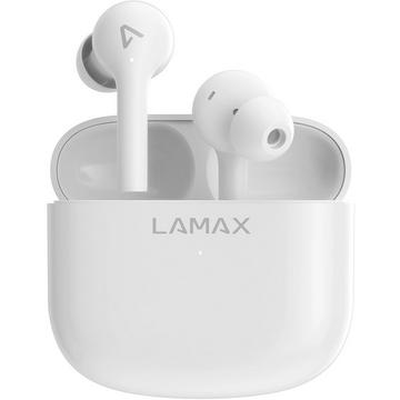 Lamax Trims1 Casque True Wireless Stereo (TWS) Ecouteurs Appels/Musique Bluetooth Blanc