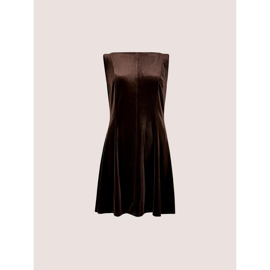 APRICOT Samt Swing Minikleid  