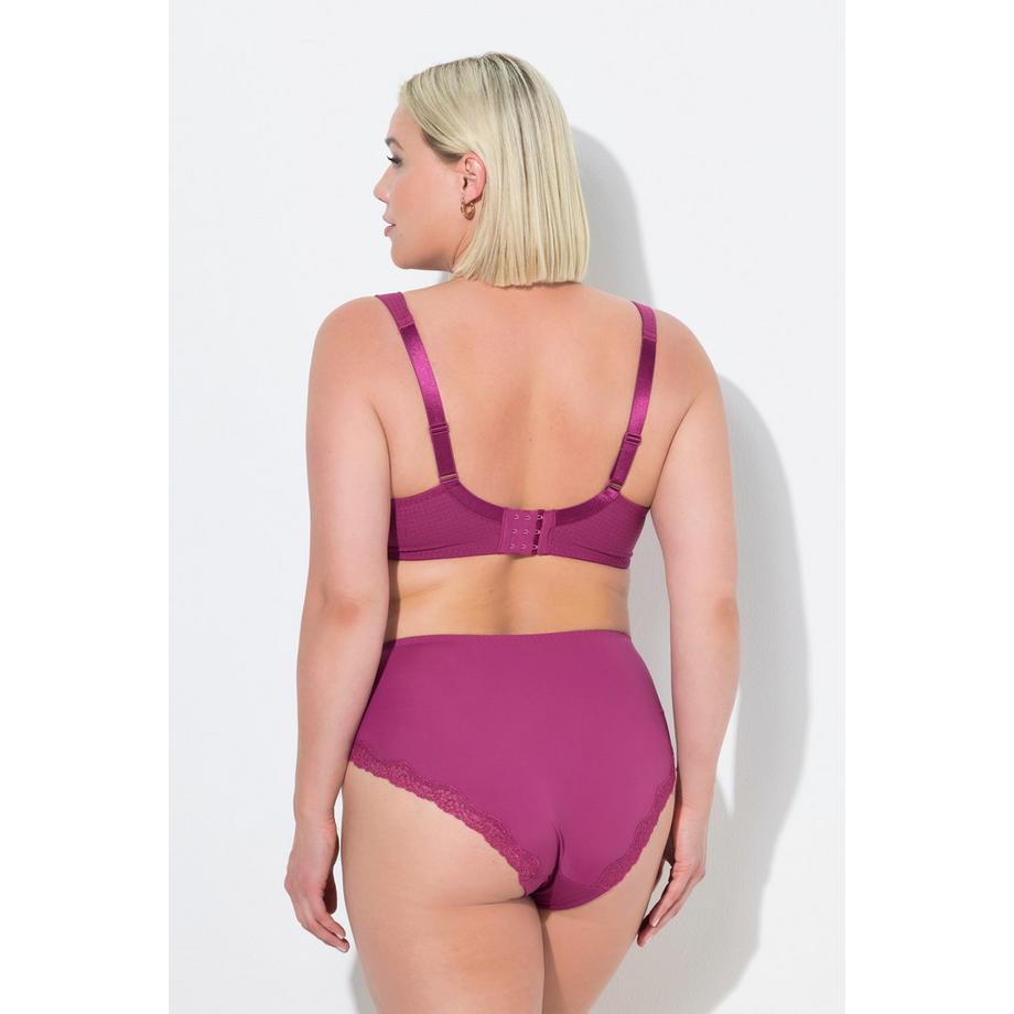 Ulla Popken Soutien-gorge à armatures Jacquard Dentelle Bonnets Souples  