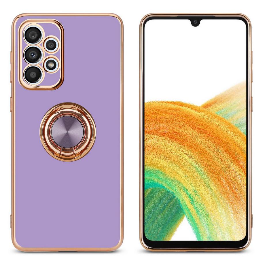 Cadorabo  Hülle für Samsung Galaxy A52 (4G  5G)  A52s mit Ring - Schutzhülle 