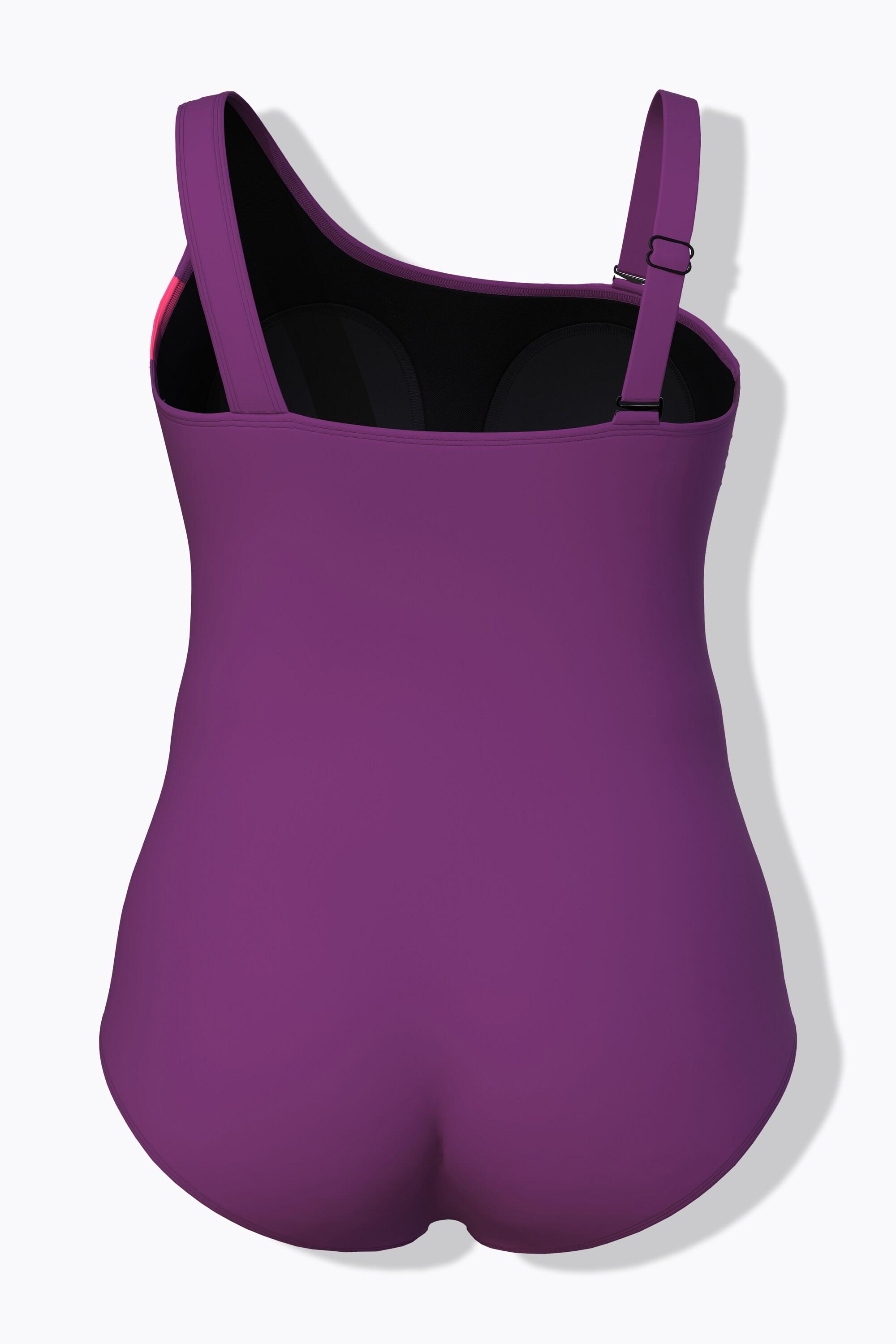 Ulla Popken Costume da bagno Colorblock Coppe morbide Spallina staccabile  