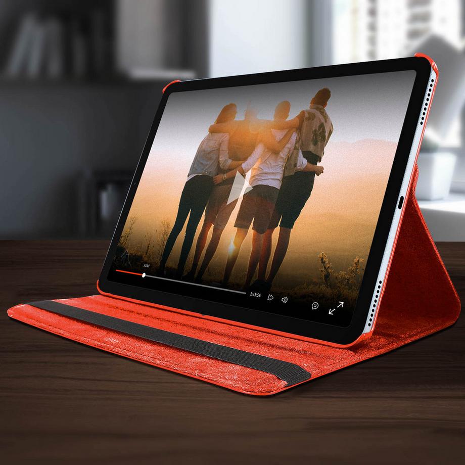 Avizar  Étui iPad Air 4 2020 Folio Rouge 
