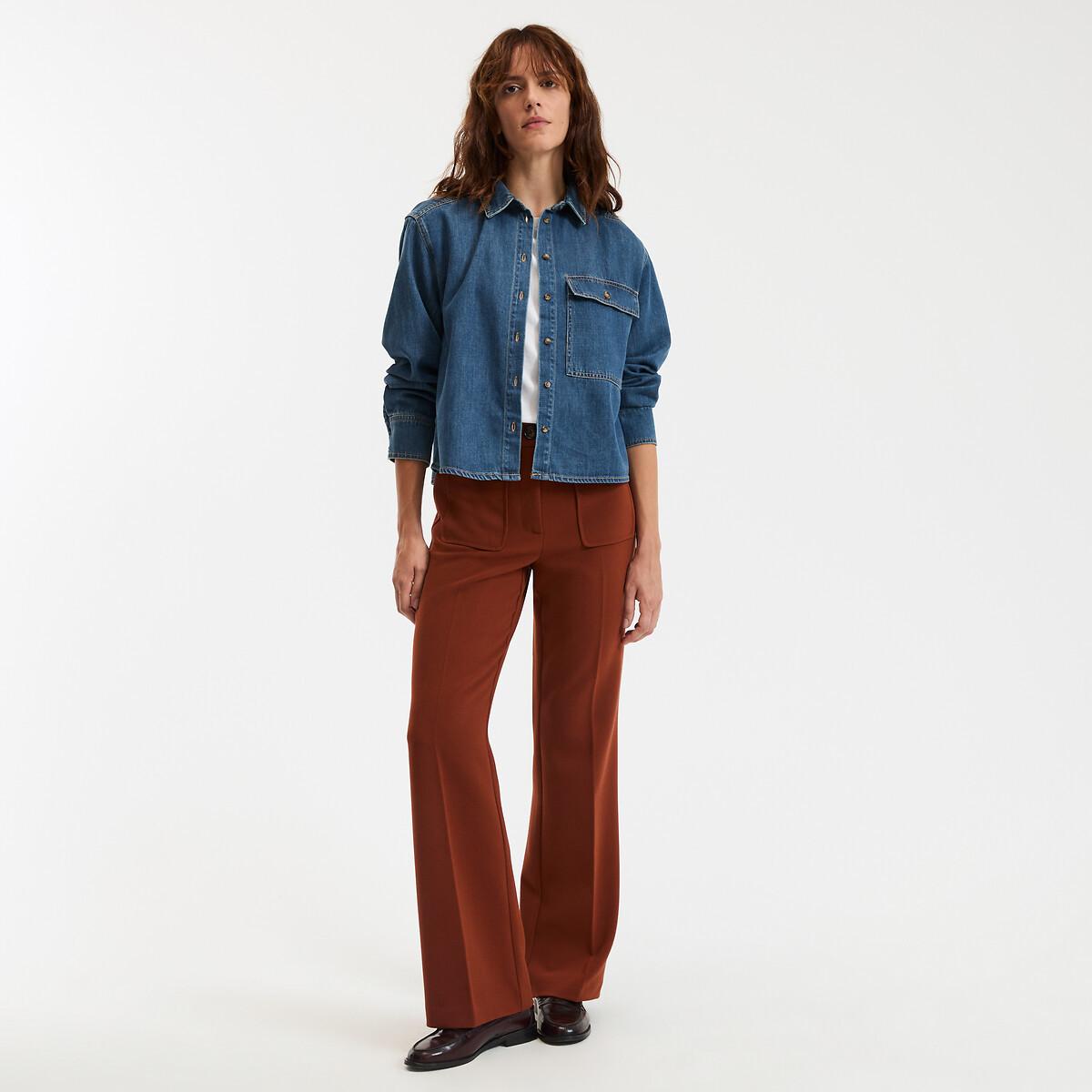 La Redoute Collections Camicia Corta Oversize in Denim  