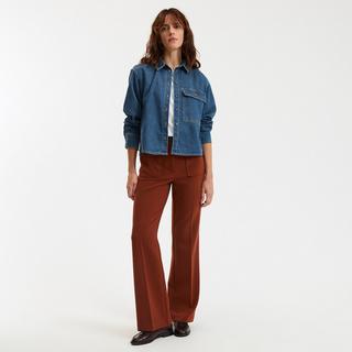 La Redoute Collections Camicia Corta Oversize in Denim  