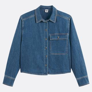 La Redoute Collections Camicia Corta Oversize in Denim  