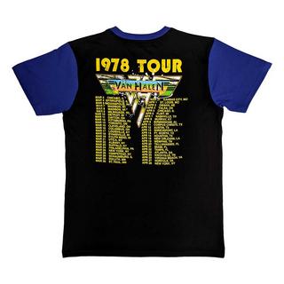 Van Halen 1978 Tour Dates T-Shirt Raglan  