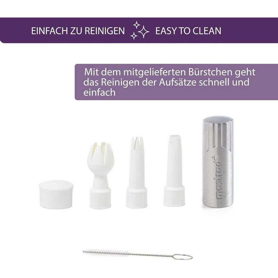 mastrad Siphon mousse chaude et & froide  