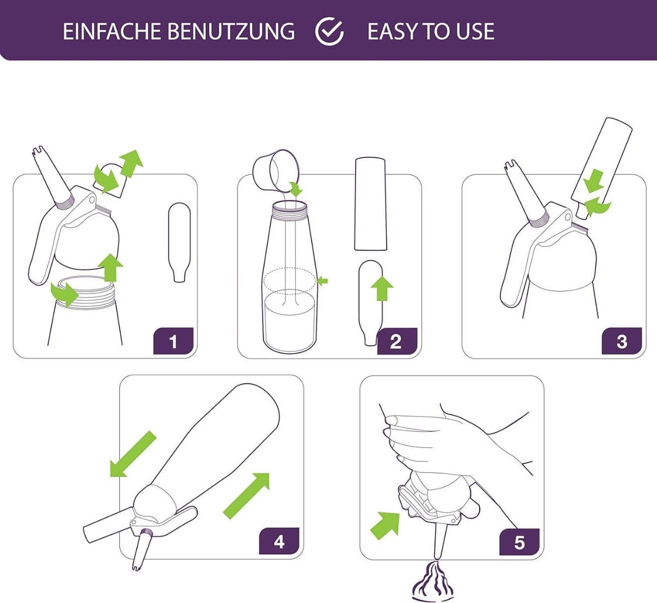 mastrad Siphon Heiss- und & Kaltschaum  