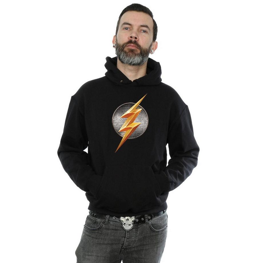 DC COMICS Justice League The Flash Logo Sweat à Capuche  