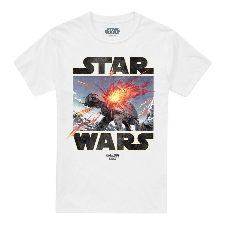 T-ShirtMotif Grogu At At Attack