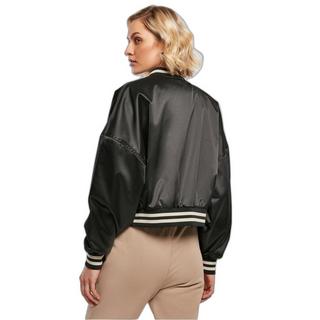 URBAN CLASSICS Satin Oversize College Blouson Court  