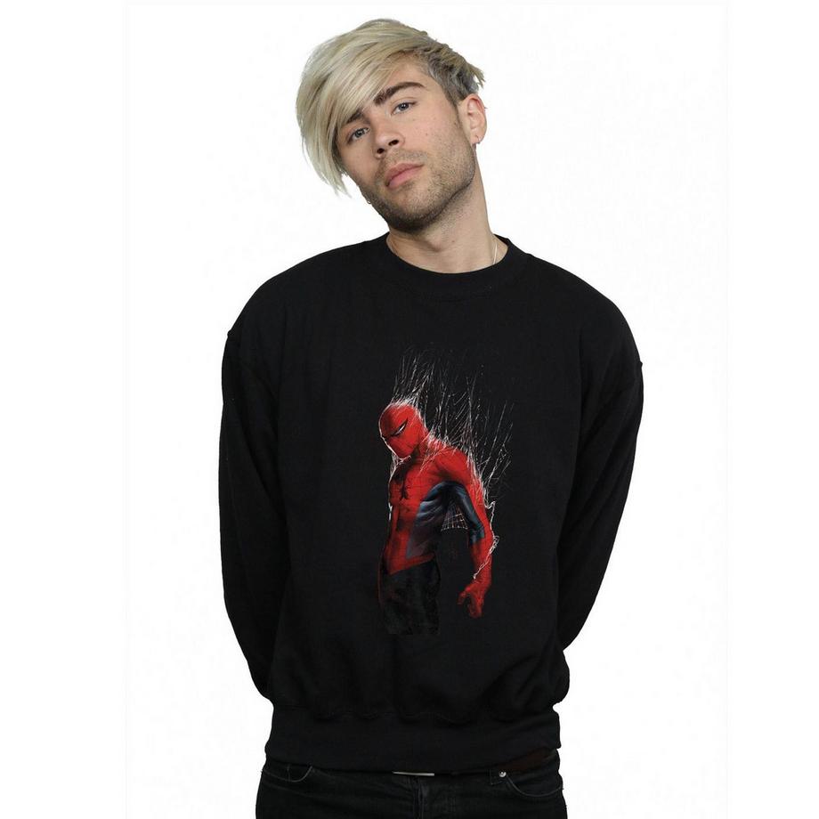MARVEL Spider-Man Felpa Effetto Invecchiato  