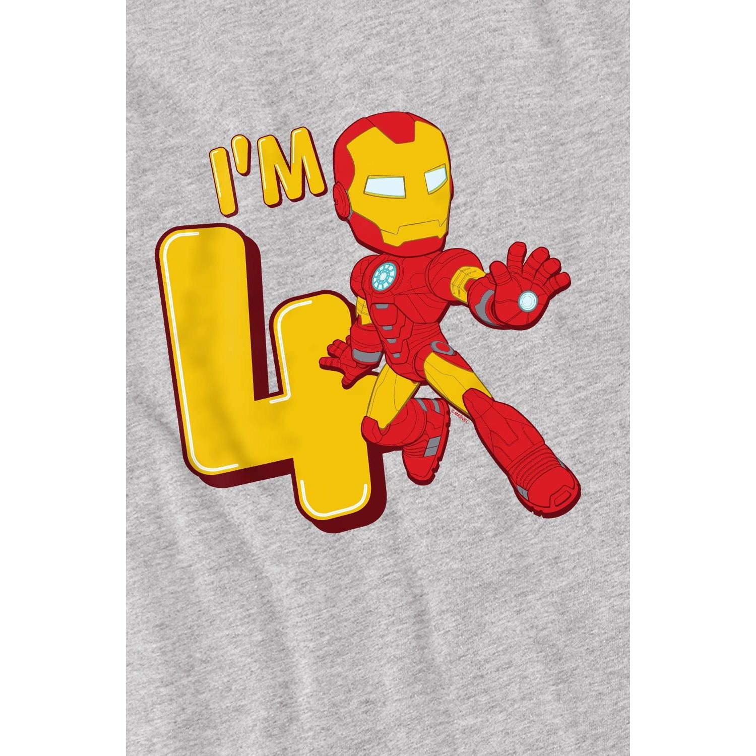 Iron Man  TShirt  4. Geburtstag 