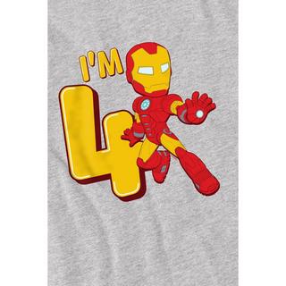 Iron Man  TShirt  4. Geburtstag 