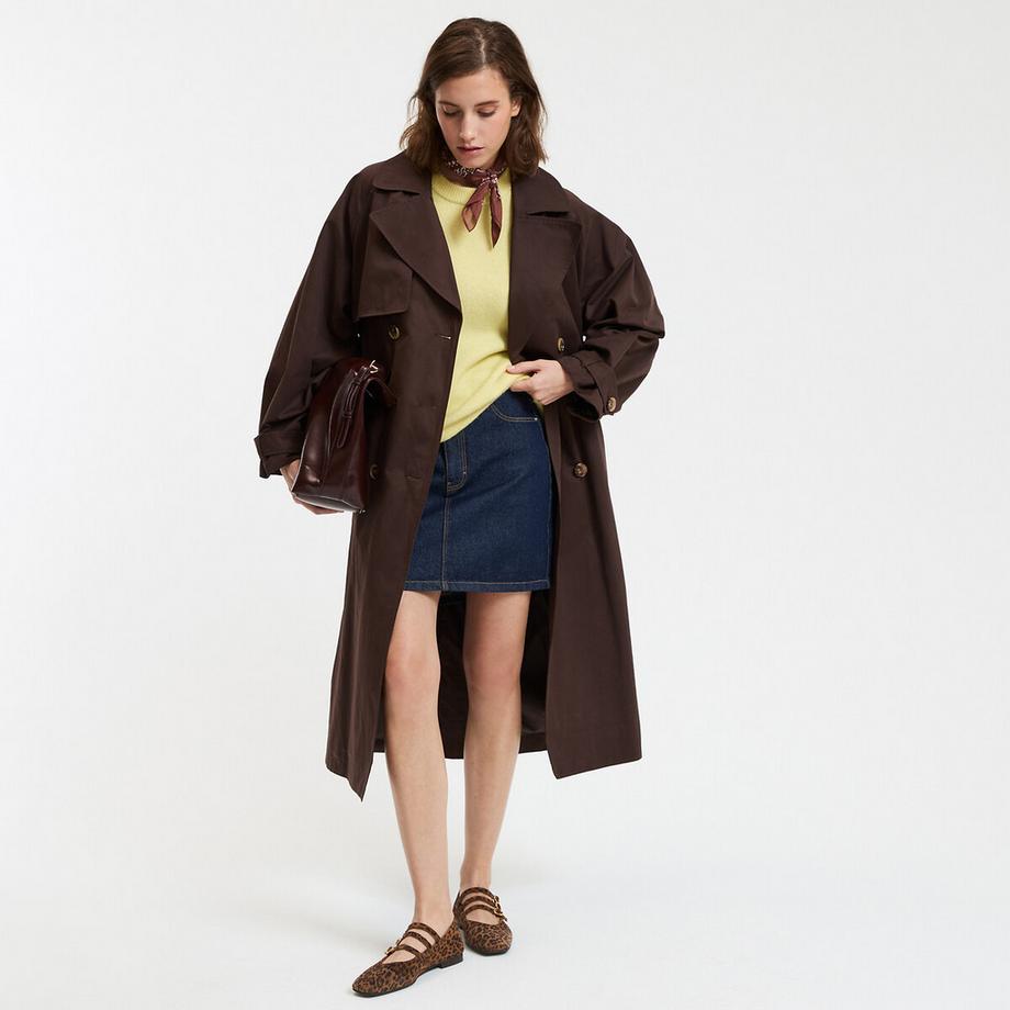 Langer Trenchcoat