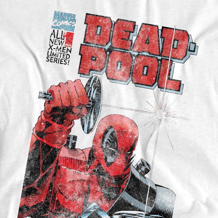 Deadpool Comic Cover T-Shirt Maniche Lunghe  
