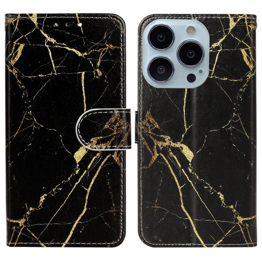 Cover-Discount  iPhone 15 Pro Max - Custodia in ecopelle Marble 