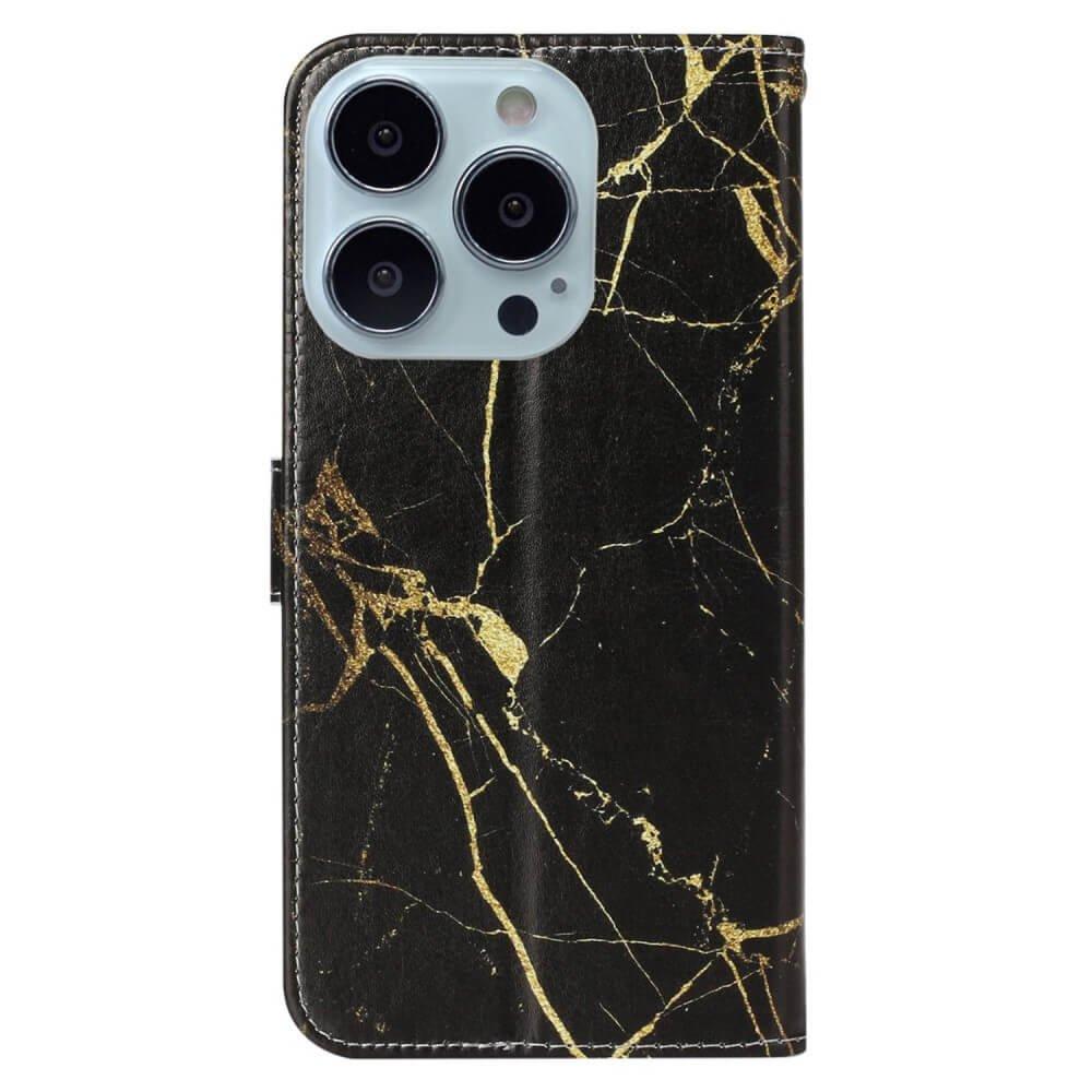 Cover-Discount  iPhone 15 Pro Max - Étui en cuir coque Marble 