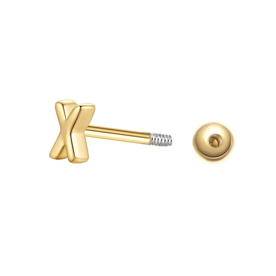 Glanzstücke München  Piercing Buchstabe X 