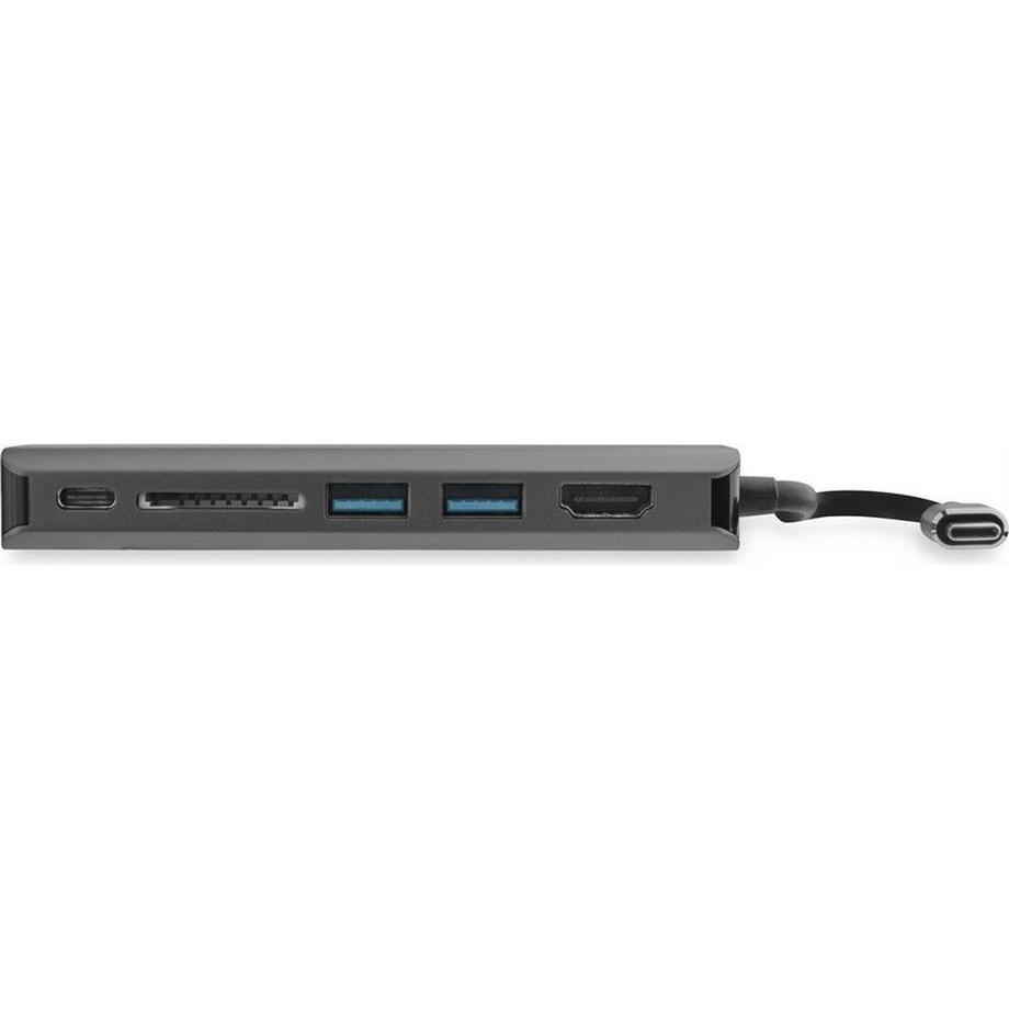 STARTECH.COM  StarTech.com USB-C Multiport Adapter - USB-C Reisedock auf 4k HDMI, 3x USB 3.0 Hub, SD/SDHC, GbE, 60W PD 3.0 Pass-Through - USB Typ-C/Thunderbolt 3 - Ersetzt DKT30CSDHPD 
