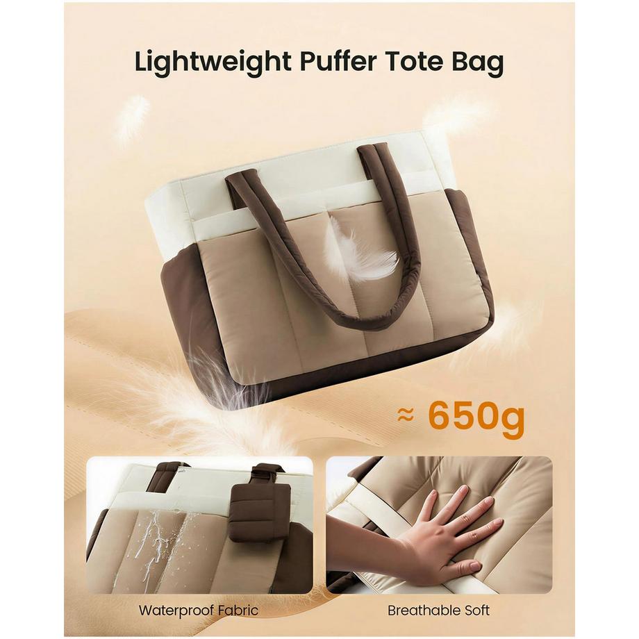 Only-bags.store Tages-Tasche mit magnetischer Kopfhörertasche und Becherhalter  
