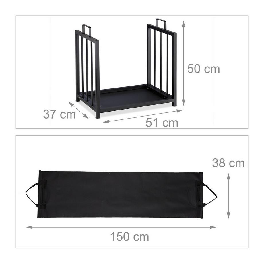 B2X  Étagère en bois et acier 