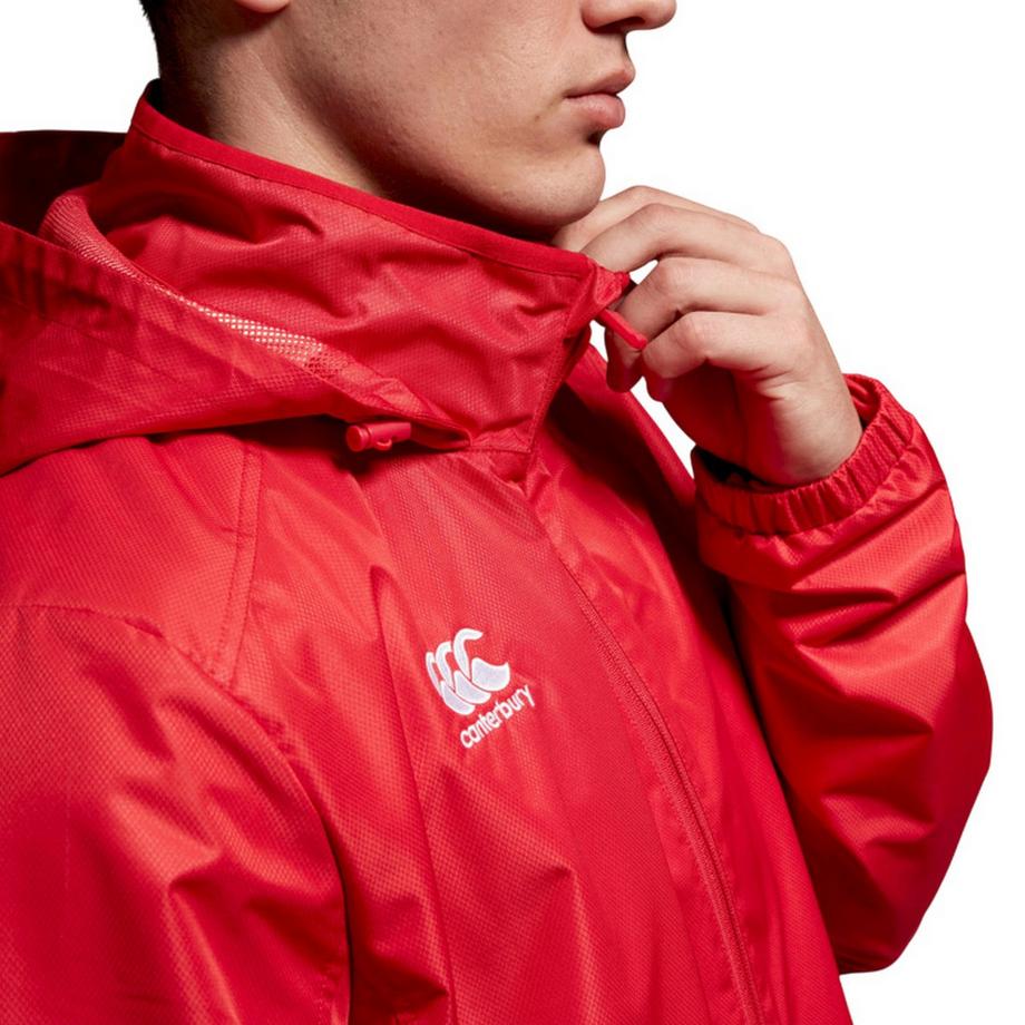 Canterbury Club Jacke, Wasserfest, Durchgehender Reißverschluss, Vaposhieldmaterial  