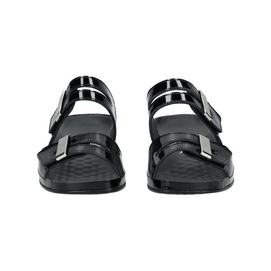 Vital Mules à talon compensé en cuir verni  