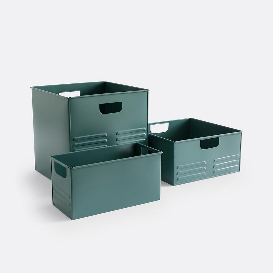 La Redoute Intérieurs Caisse de rangement en métal acier  