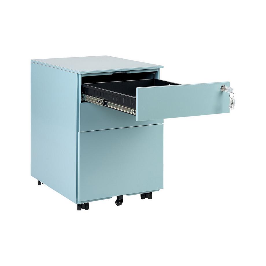 Beliani Büroschrank aus Stahl Modern CAMI  