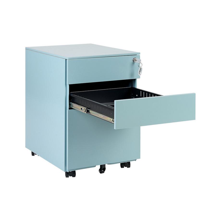 Beliani Büroschrank aus Stahl Modern CAMI  