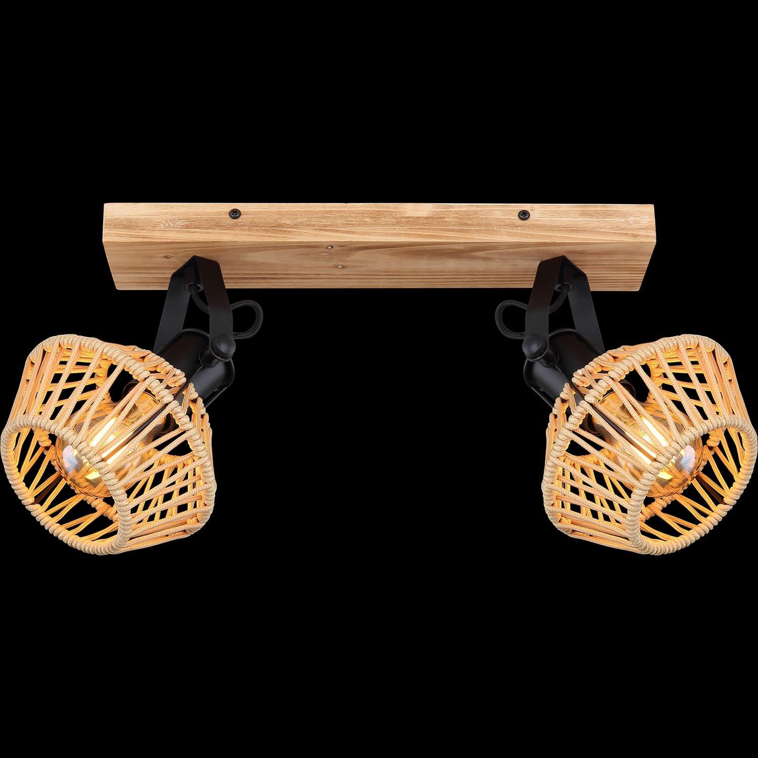 mutoni Strahler Metall dunkel 2xE27  