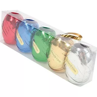 eStore 5x ficelle d'emballage cadeau de différentes couleurs  