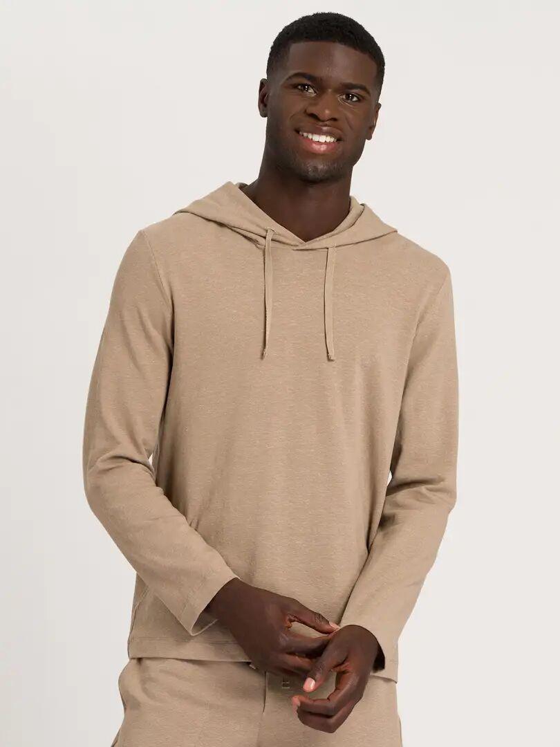 HANRO Loungy Kapuzen Langarmshirt  