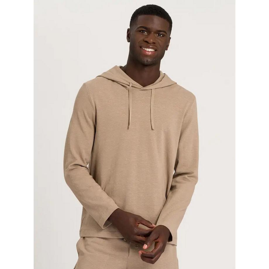HANRO Loungy T-shirt à Capuche Manches Longues  