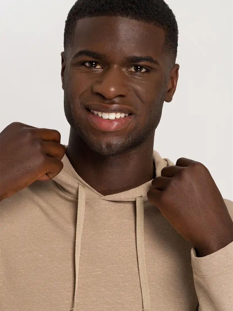 HANRO Loungy Kapuzen Langarmshirt  