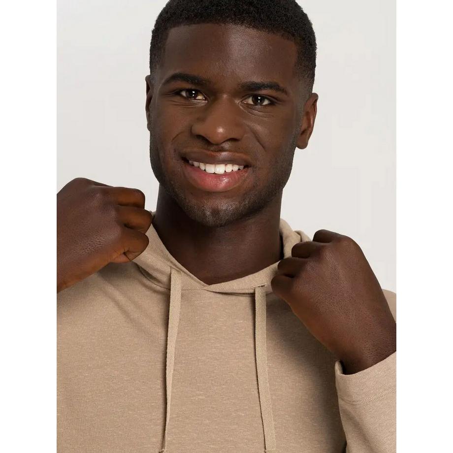 HANRO Loungy T-shirt à Capuche Manches Longues  